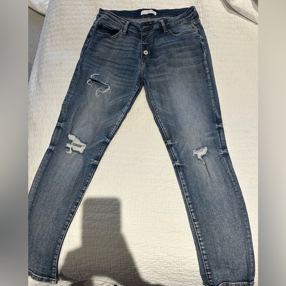 Kancan Distressed Blue Women's Jeans